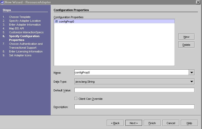 Figure shows Configuration Properties Editor
