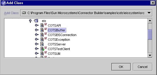Figure shows Add Class Screen
