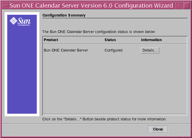 Calendar Server ���� ���α׷� ��� �г�
