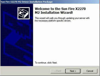 image:The Welcome wizard screen.