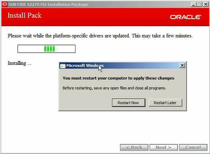 image:The System Settings Change screen.