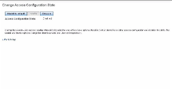 Screen capture showing where to change the SAS domain-wide configuration state. 
