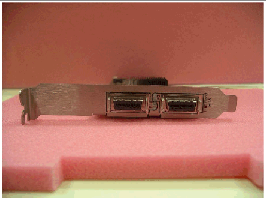 Figure shows tall bracket on the ExpressModule
