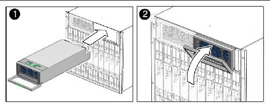 Figure showing power supply installation