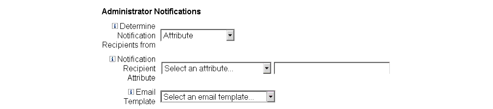 Administrator Notifications: Atribute