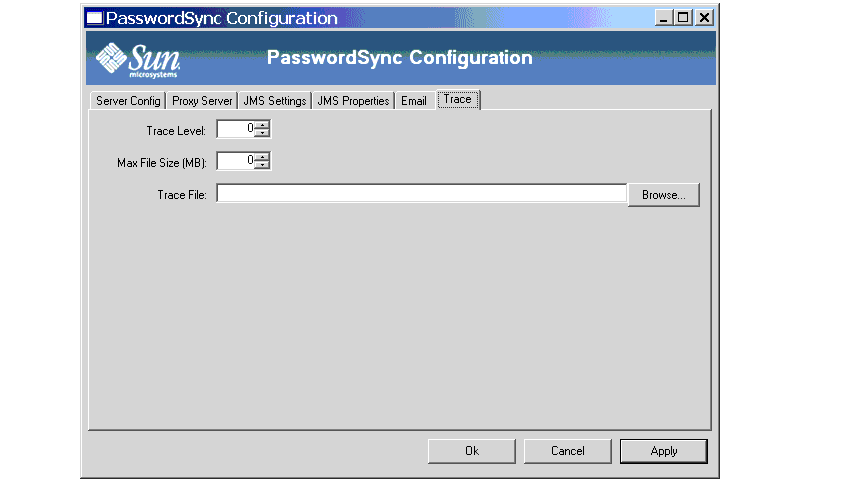 Trace Dialog