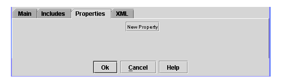 Properties Tab view of a form