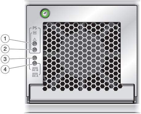 image:Figure shows the power supply LEDs