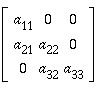 Triangular Banded Matrix