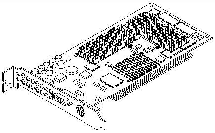 Figure showing the Sun XVR-500 graphics accelerator.