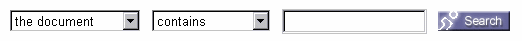 Search specification row