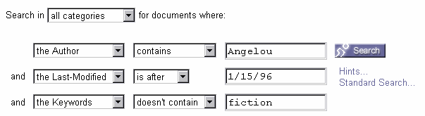 Three-row query