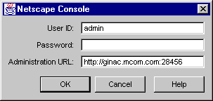Managing Servers with Netscape Console: Using Netscape Console