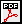 Muestra un icono que representa un documento en formato PDF