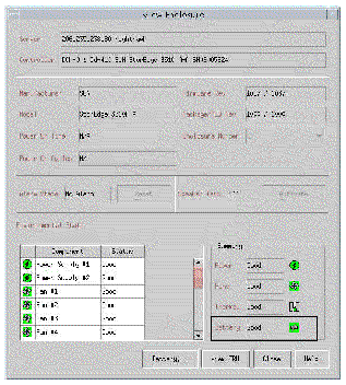 Screen capture of the View Enclosure window showing a battery status of good.