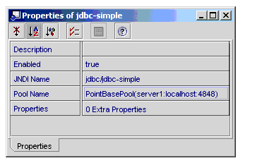 Screen shot of Properties sheet, with PointBasePool highlighted for Pool Name field
