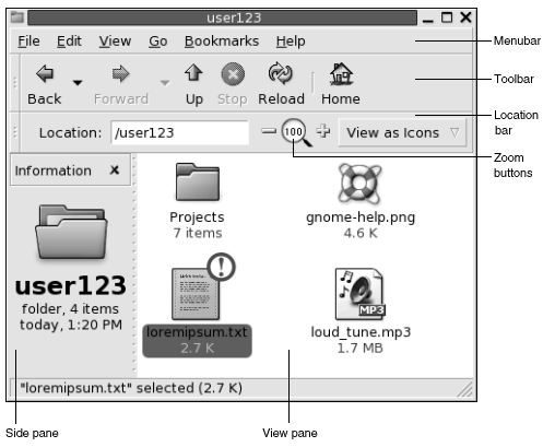 Chapitre 6 Utilisation des fenêtres (Guide de l'utilisateur du bureau GNOME  2.2 sous Linux)