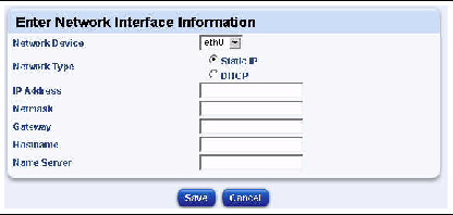  This figure shows the AllStart Enter Network Interface information table for Version 2.2.