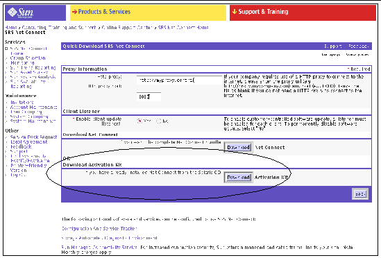 The Quick Download Page contains two download buttons. Click the second button to Download Activation Kit.