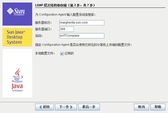 LDAP 层次结构和基于文件的存储