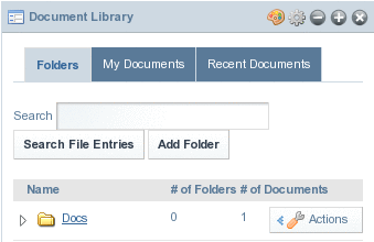 Document Library Portlet