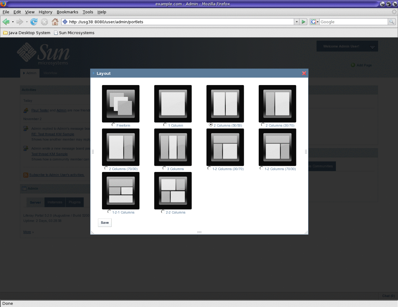 Layout Template (Project WebSynergy Milestone 3 Administration Guide)