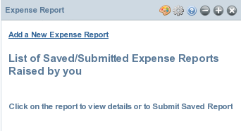 To Submit an Expense Report