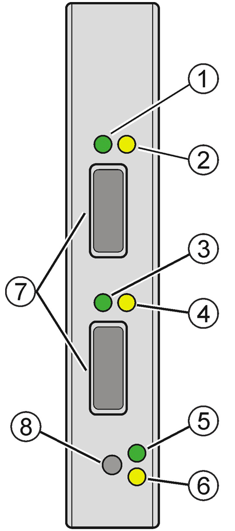 image:Figure showing the LEDs on the HBA