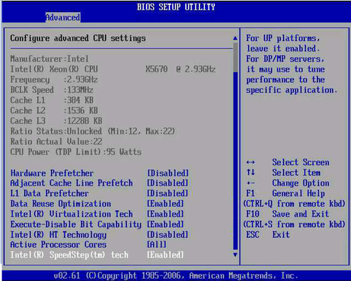 image:CPU Configuration screen.