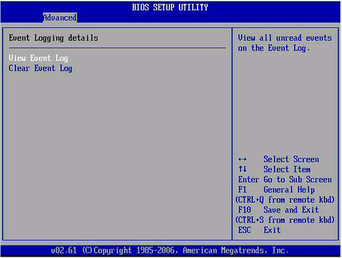 image:Event Log screen.