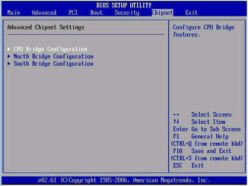 image:Chipset screen.