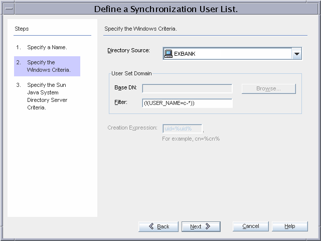 image:Synchronization User List Dialog Options
