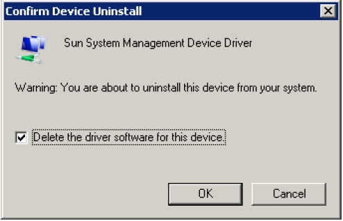 image:Graphic of the Device Manager dialog box as it prompts for confirmation.