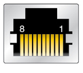Figure showing serial port connector.