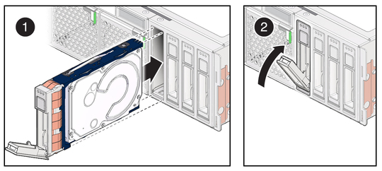 image:The illustration shows installing the hard drive.