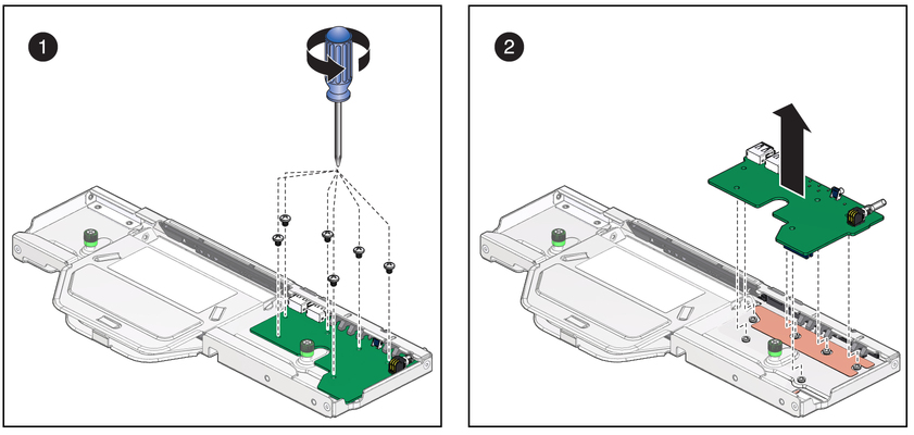 image:The illustration shows removing the LED board.