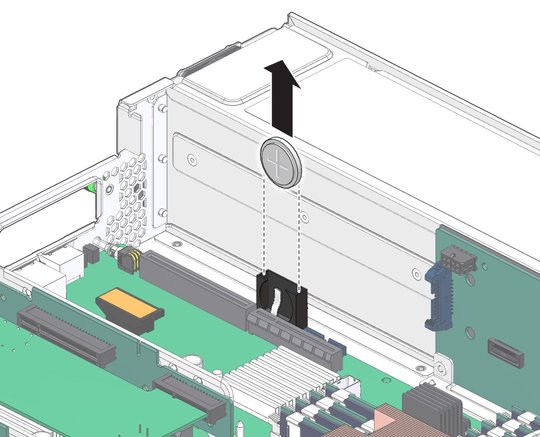 image:The illustration shows removing the battery.