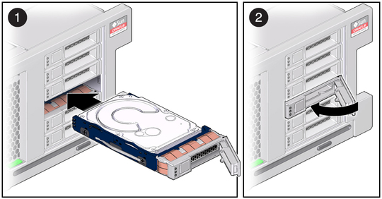 image:Figure showing how to insert a disk drive.