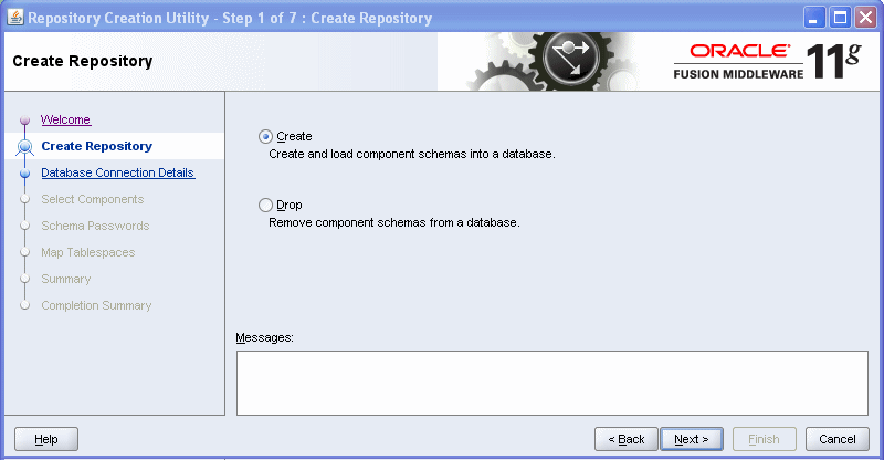 [Create Repository] 画面