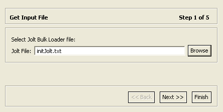 「Get Input Files」(JOLT)