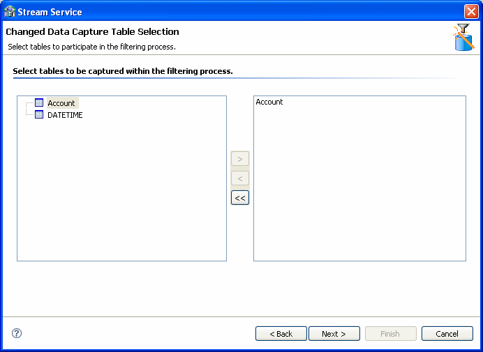 表の選択