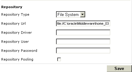 BSEリポジトリ設定