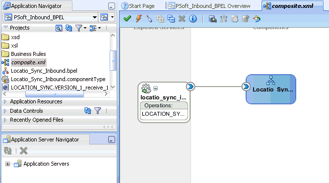 Oracle JDeveloperワークスペース領域