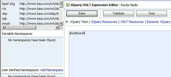 XQuery/XSLT式エディタ