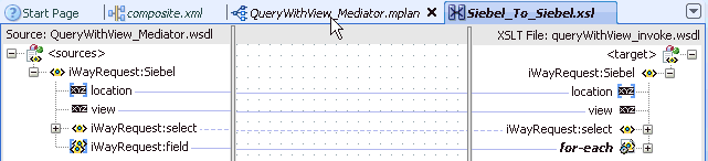 「QueryWithView_Mediator.mplan」タブ