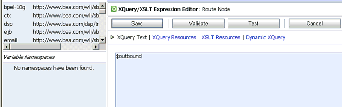 XQuery/XSLT式エディタ