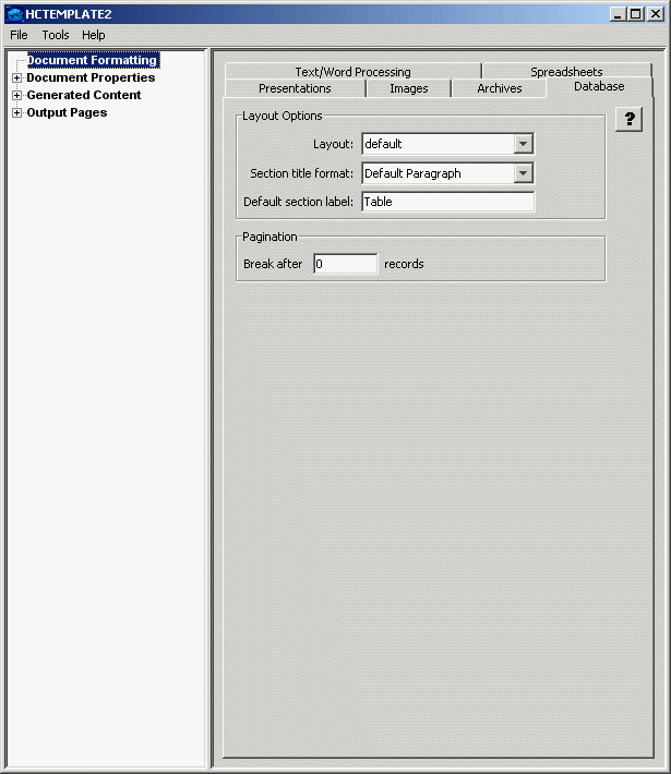 Select Preview Document Dialog