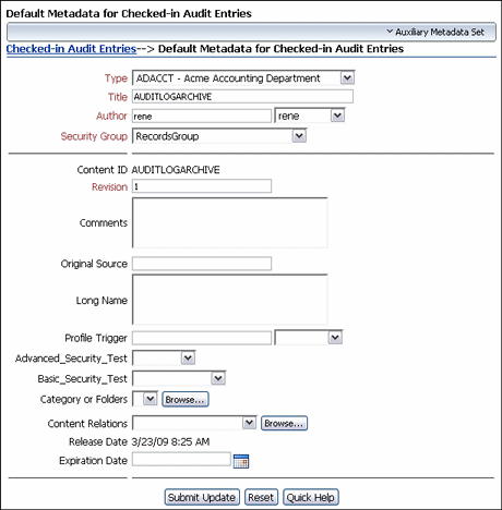 Surrounding text describes audit_default_metadata.gif.