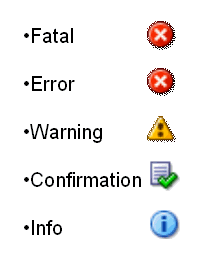 Message icons