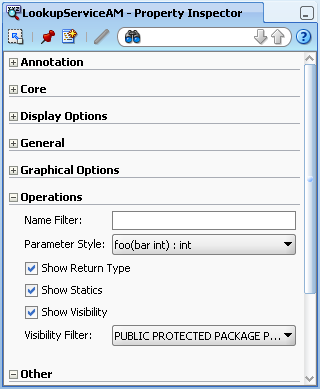 Property Inspector with diagrammer options